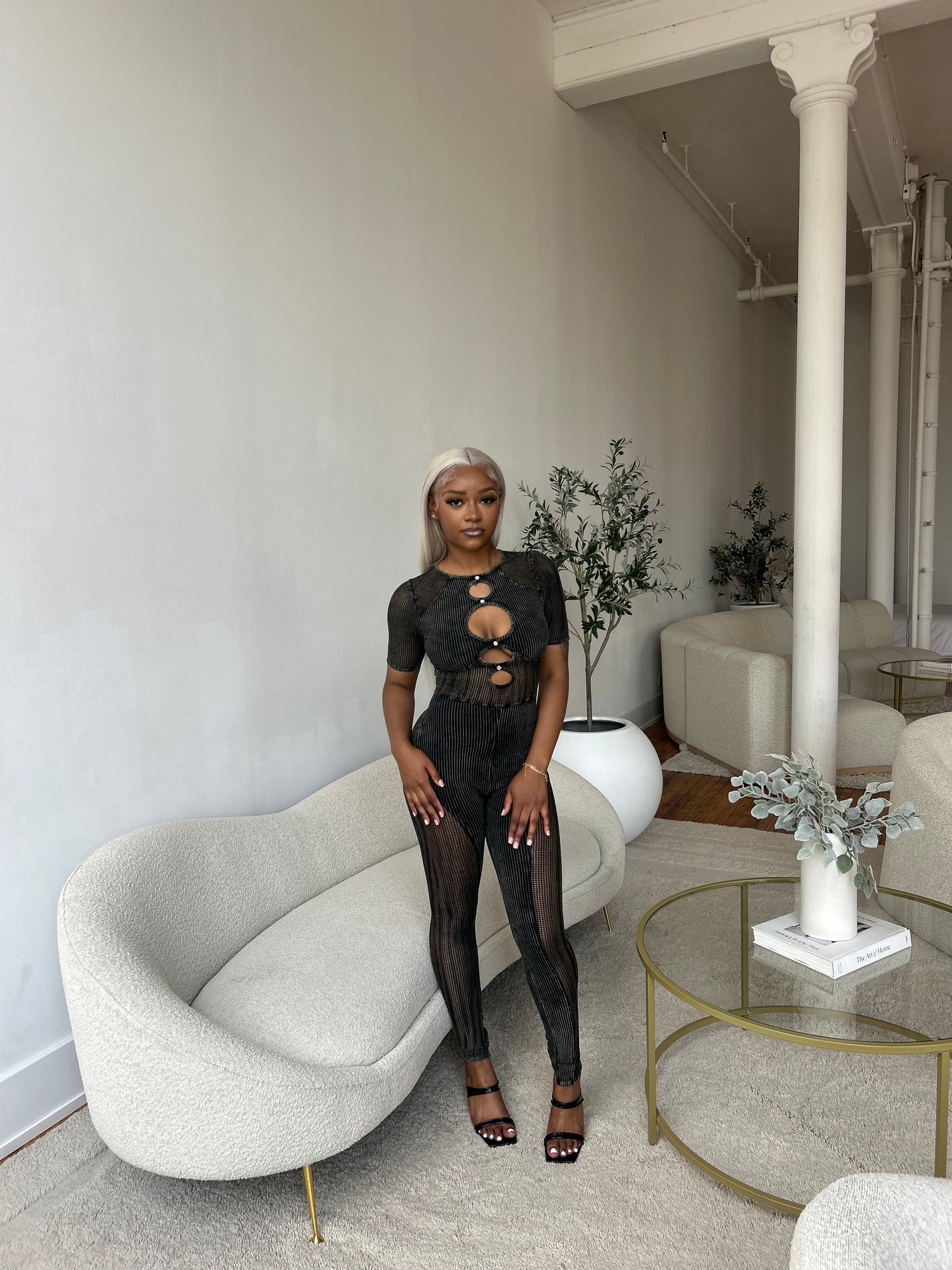 "SENSATION" Mineral Wash Jumpsuit